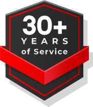 30+ years of service
